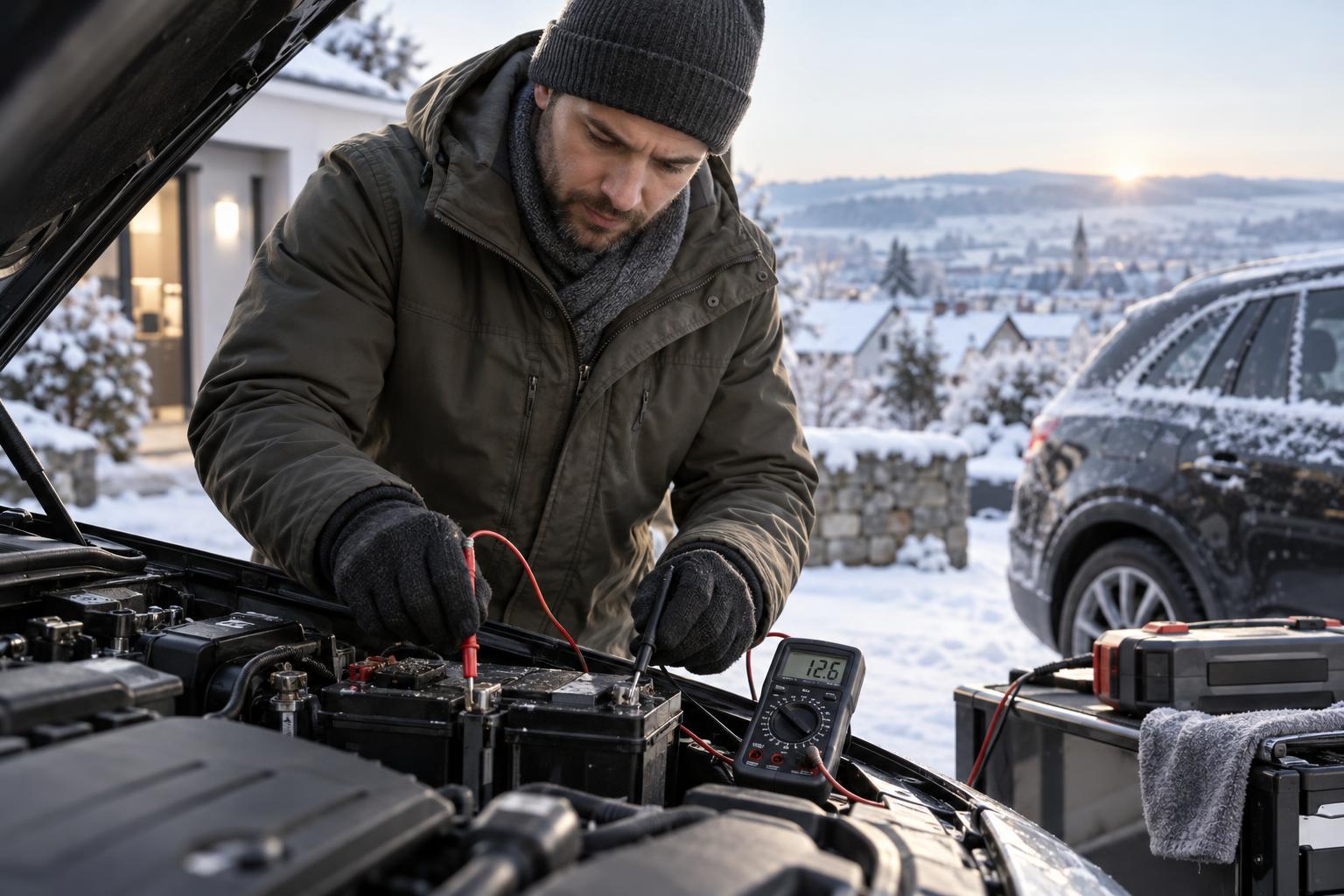 Autobatterie winterfest machen: Die Schritt-für-Schritt-Anleitung